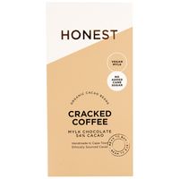 Honest Chocolate 54% Dark Mylk With Cracked Coffee Beans